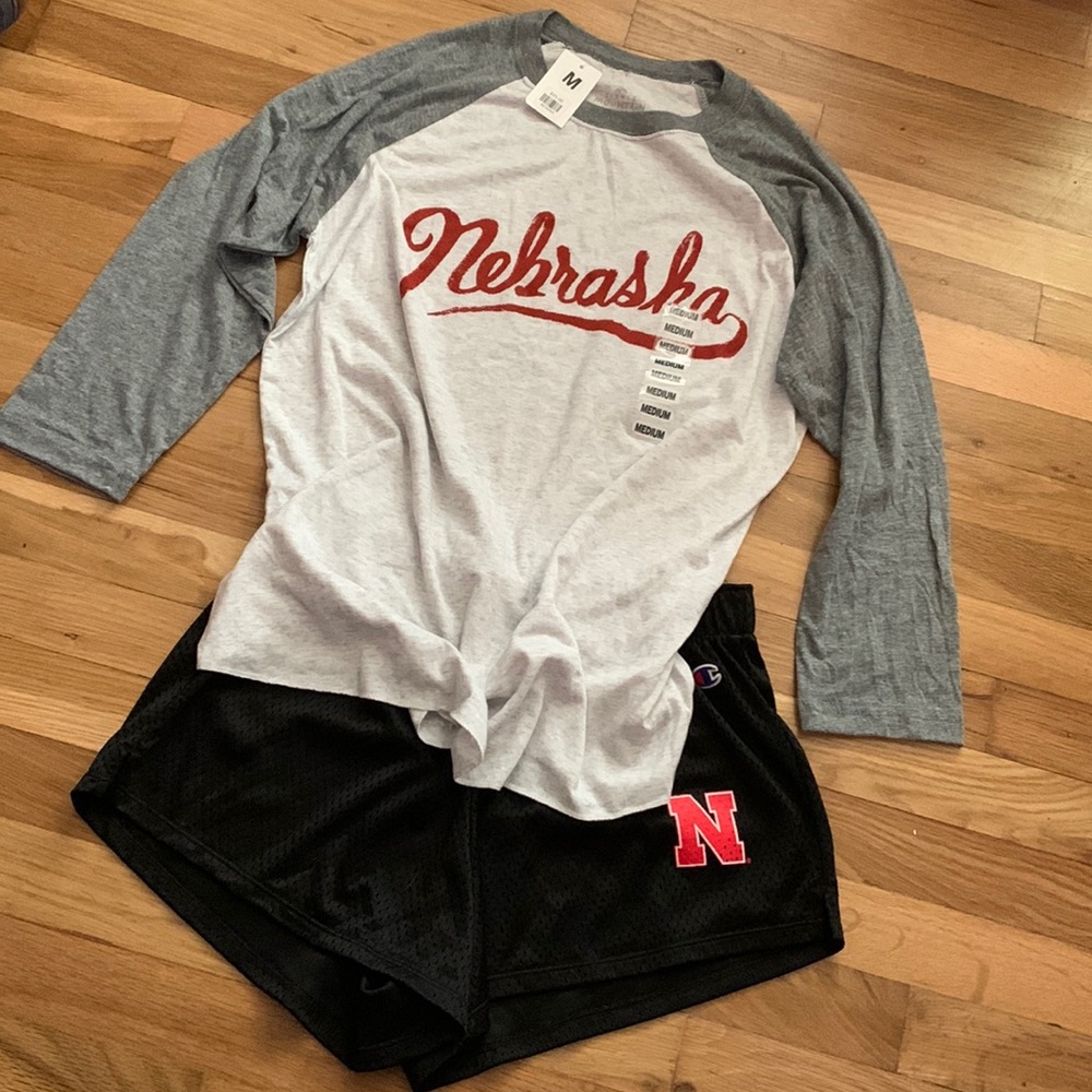 🌽 Nebraska 3/4 jersey